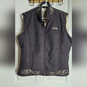Women's Equine Couture Equestrian Vest Black XXL